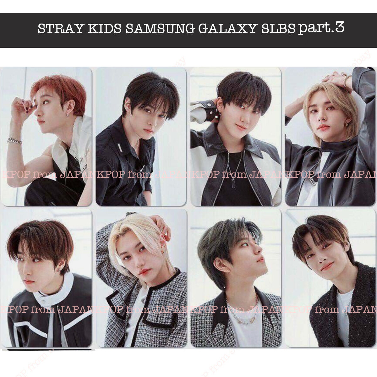 Stray kids SAMSUNG GALAXY SLBS part.3 Official Photocard 3rd TOKYO