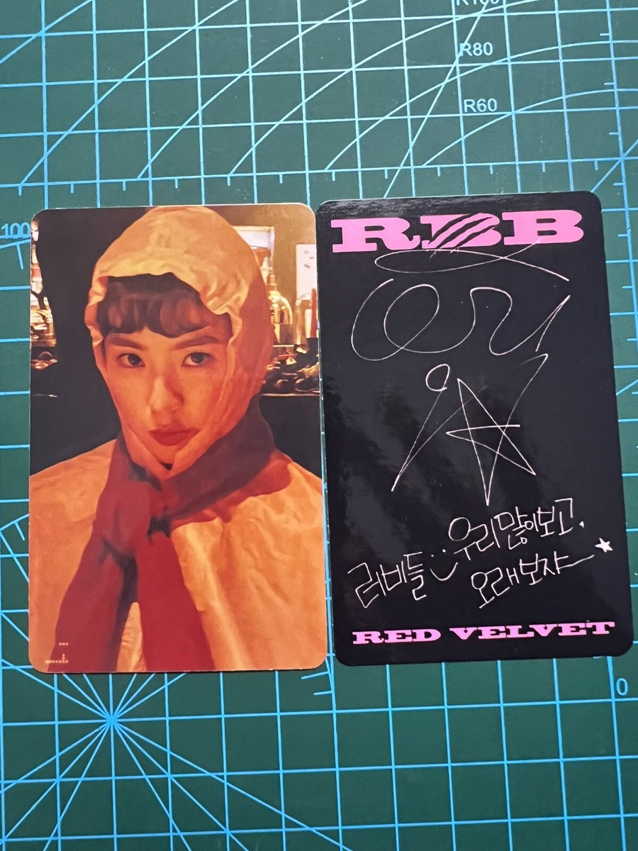 Irene photocard RBB red velvet fan made card red velvet | eBay