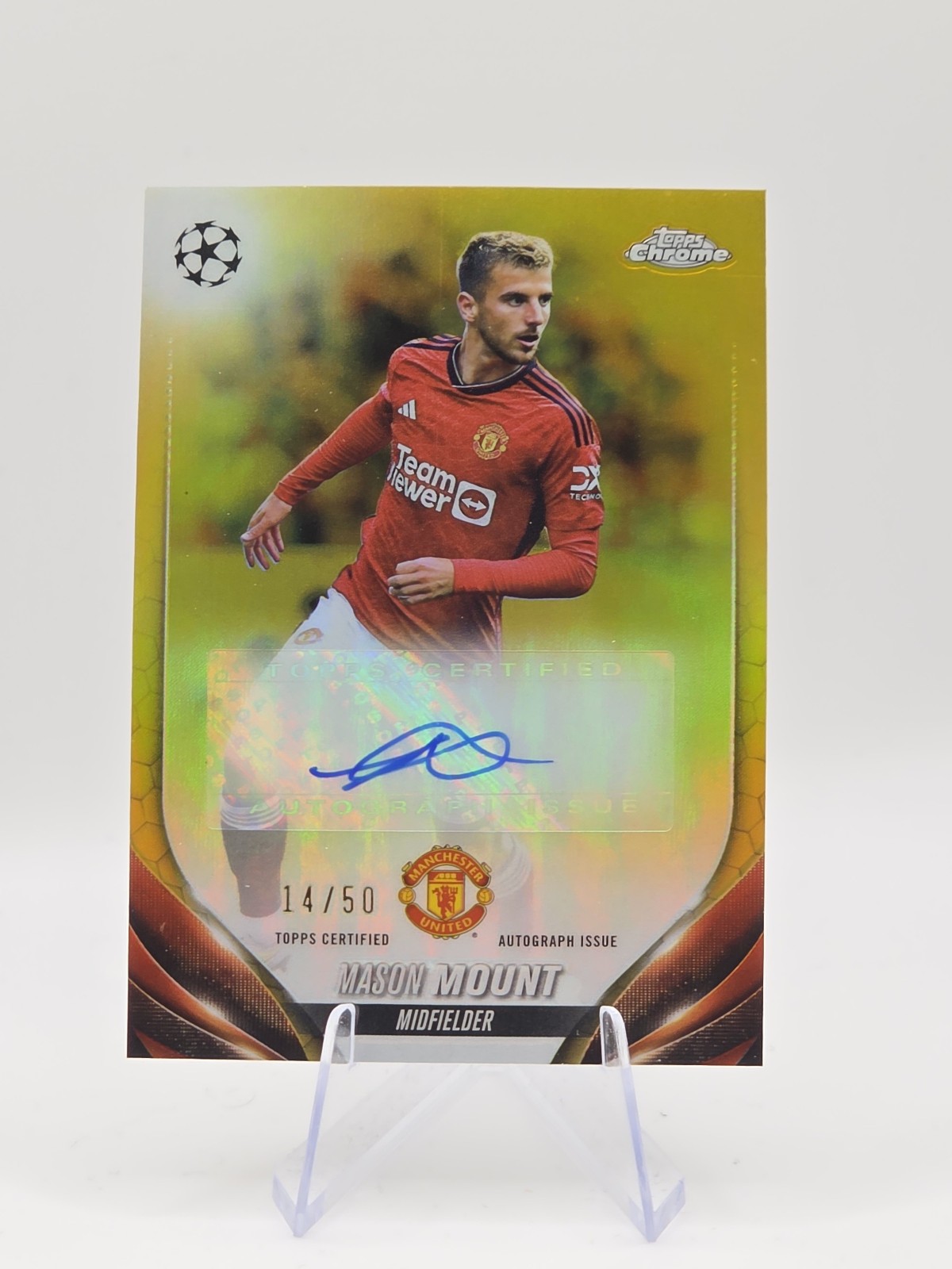 Mason Mount 2023 Topps Chrome UEFA Club Competitions #CA-MM Chrome