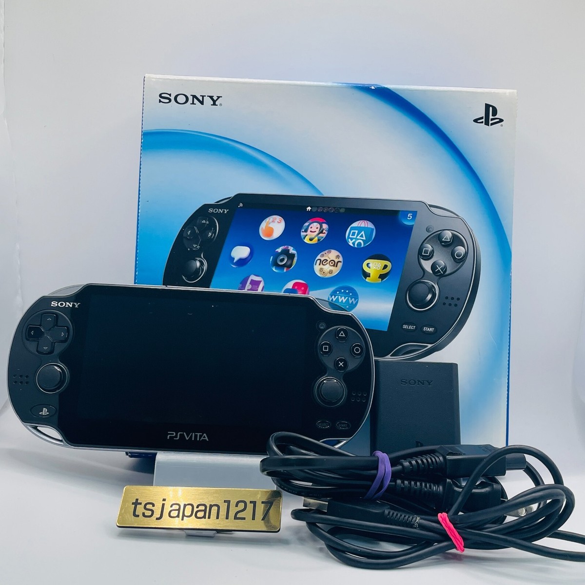 PlayStation Vita PCH-1000 青 8Gメモリカード ソフトケース付 SONY PS