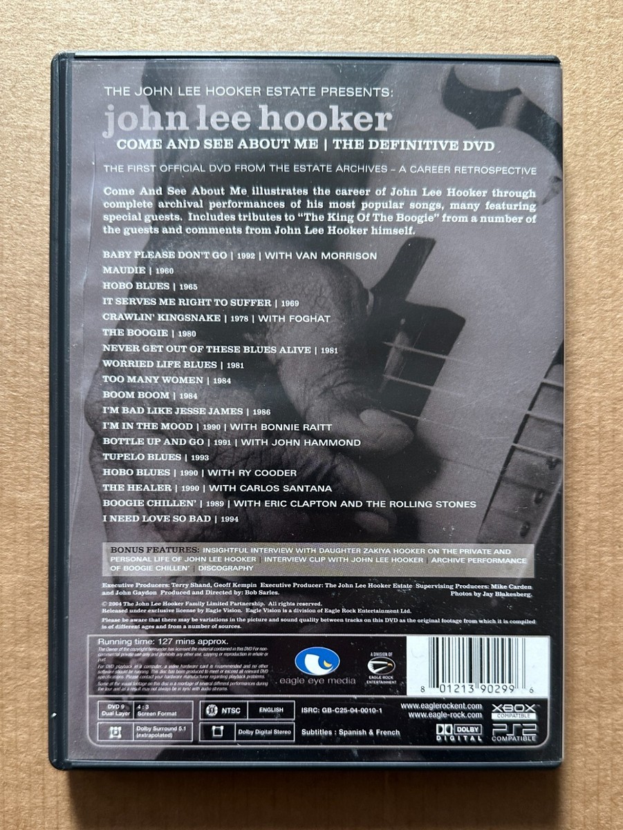 JOHN LEE HOOKER: Come And See About Me (2004) : The Definitive DVD