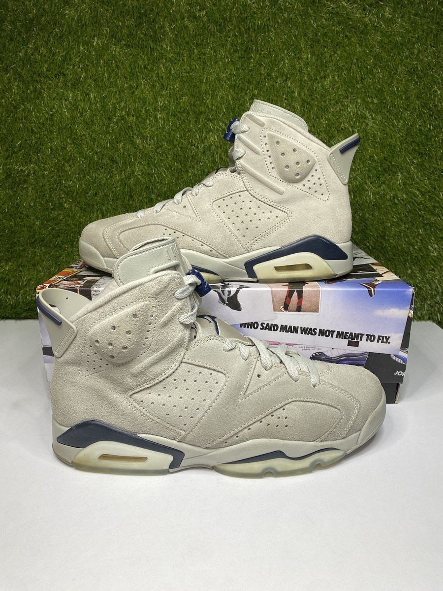 Air Jordan 6 Georgetown Retro Size 10 Mens Grey Suede Sneakers