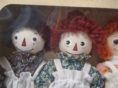 Dakin Limited Edition Raggedy Ann Through the Years Collection