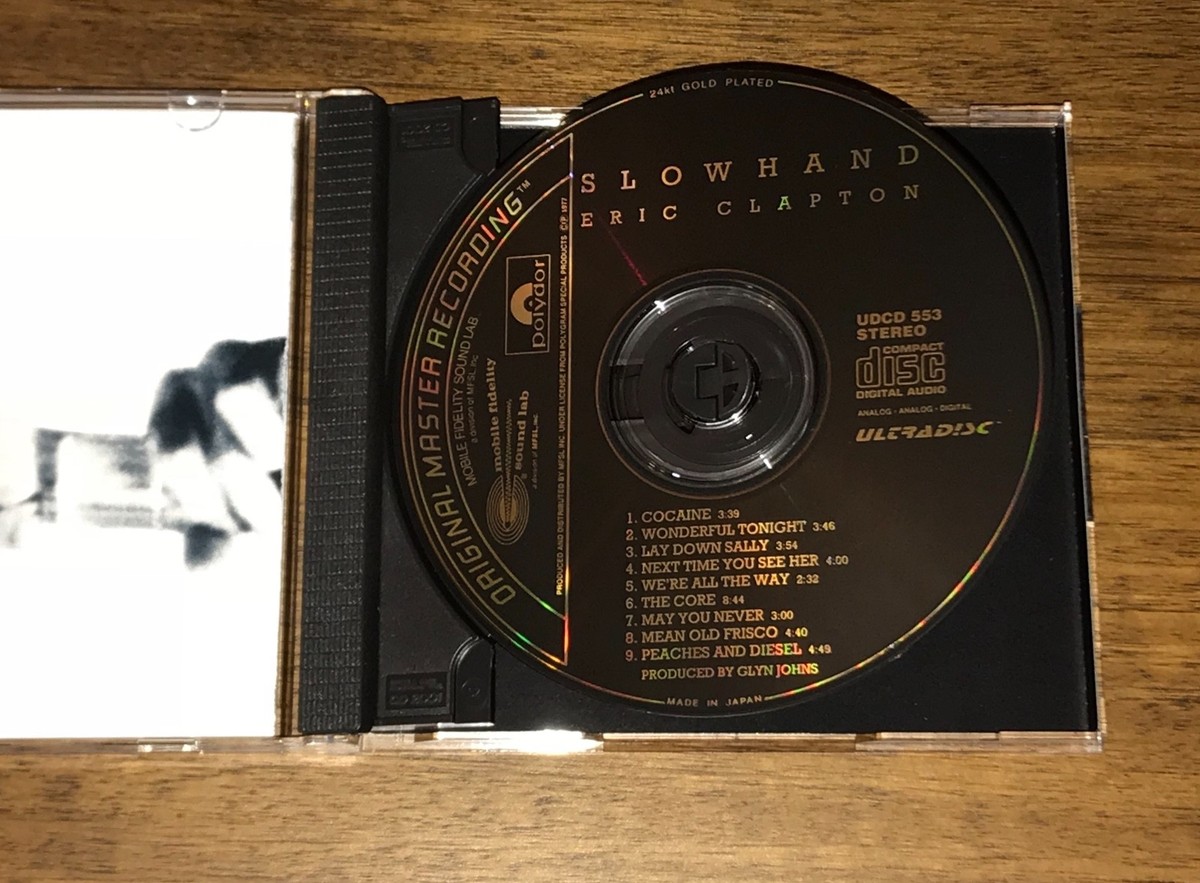 ERIC CLAPTON ~ SLOWHAND ~ MFSL 24 KARAT GOLD CD ULTRADISC I