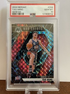 2024-25 Panini Mosaic - NBA Greats Yao Ming #294 Genesis Mosaic