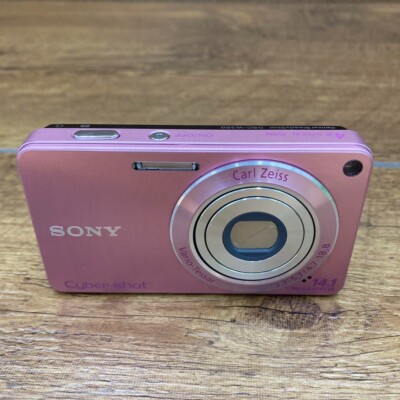 SONY Cyber-Shot DSC-W350 Pink 14.1MP Digital Camera Japanese only