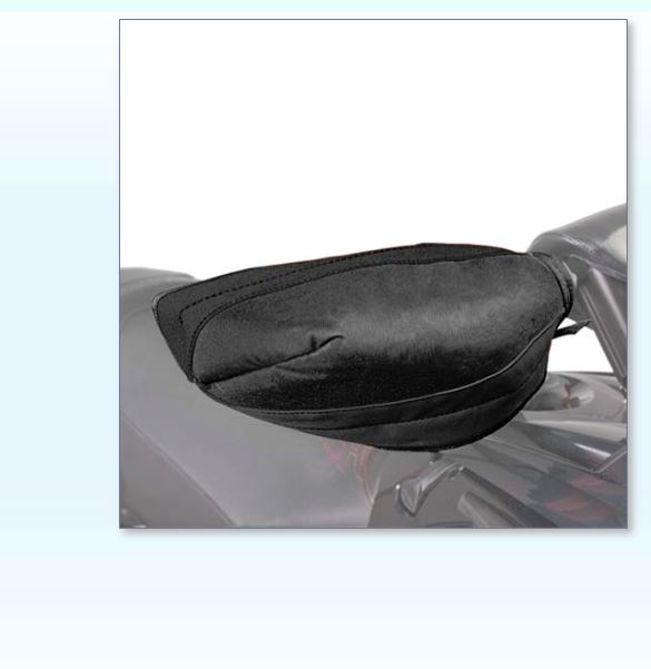 Choko Universal Snowmobile Black Soft Trail Hand Guards Wind Block