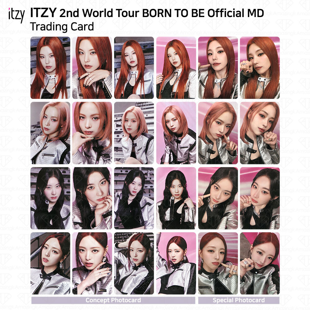 ITZY 2nd World Tour Born To Be Official MD Trading Card Photocard
