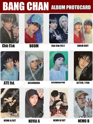STRAY KIDS ATE OFFICIAL ALBUM PHOTOCARD Chk Boom Accordion NEMO