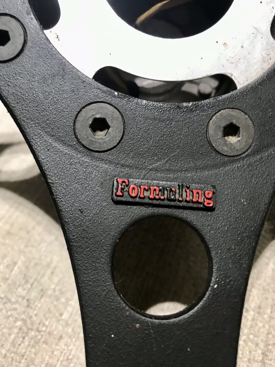 Vintage FORMULING Leather Steering Wheel 14” Made in France w