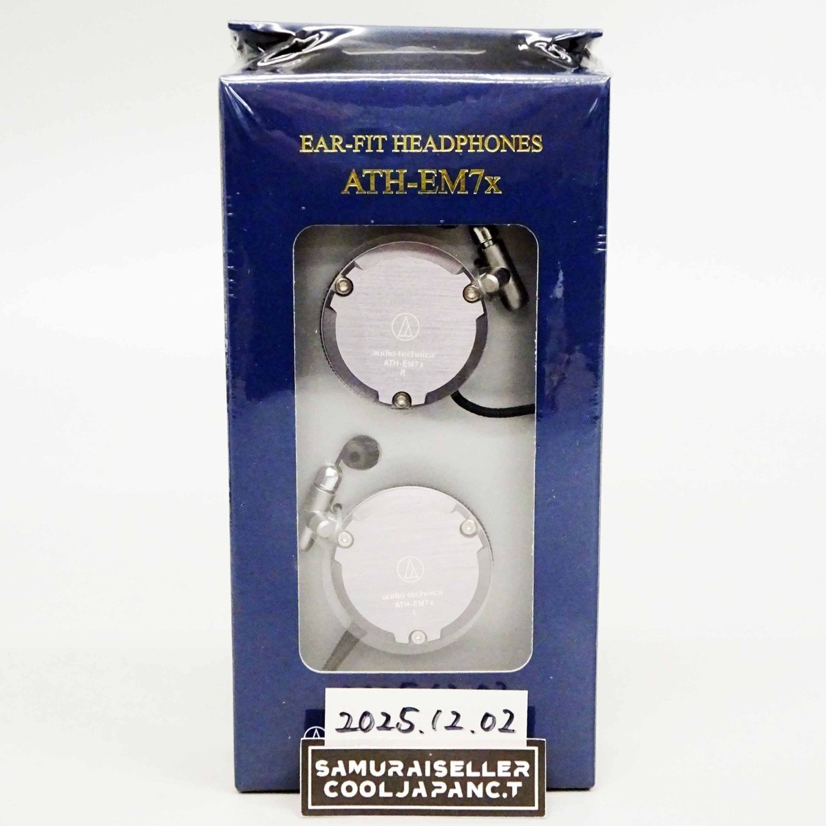 Audio-Technica ATH-EM7 X Silver Model Persona 3 Earphone EM7X from