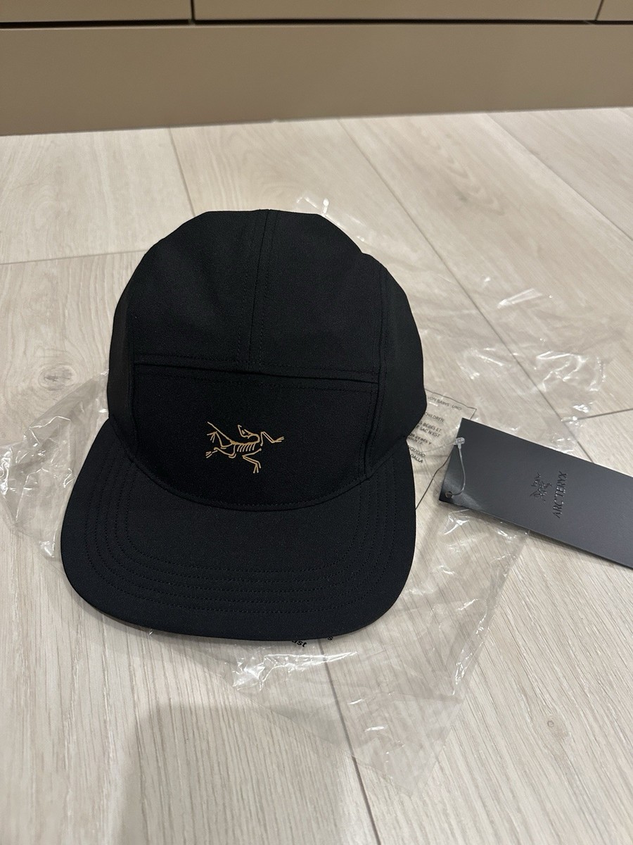 Arcteryx Bird Logo CALIDUM 5 PANEL Military Camp CAP Hat Black | eBay