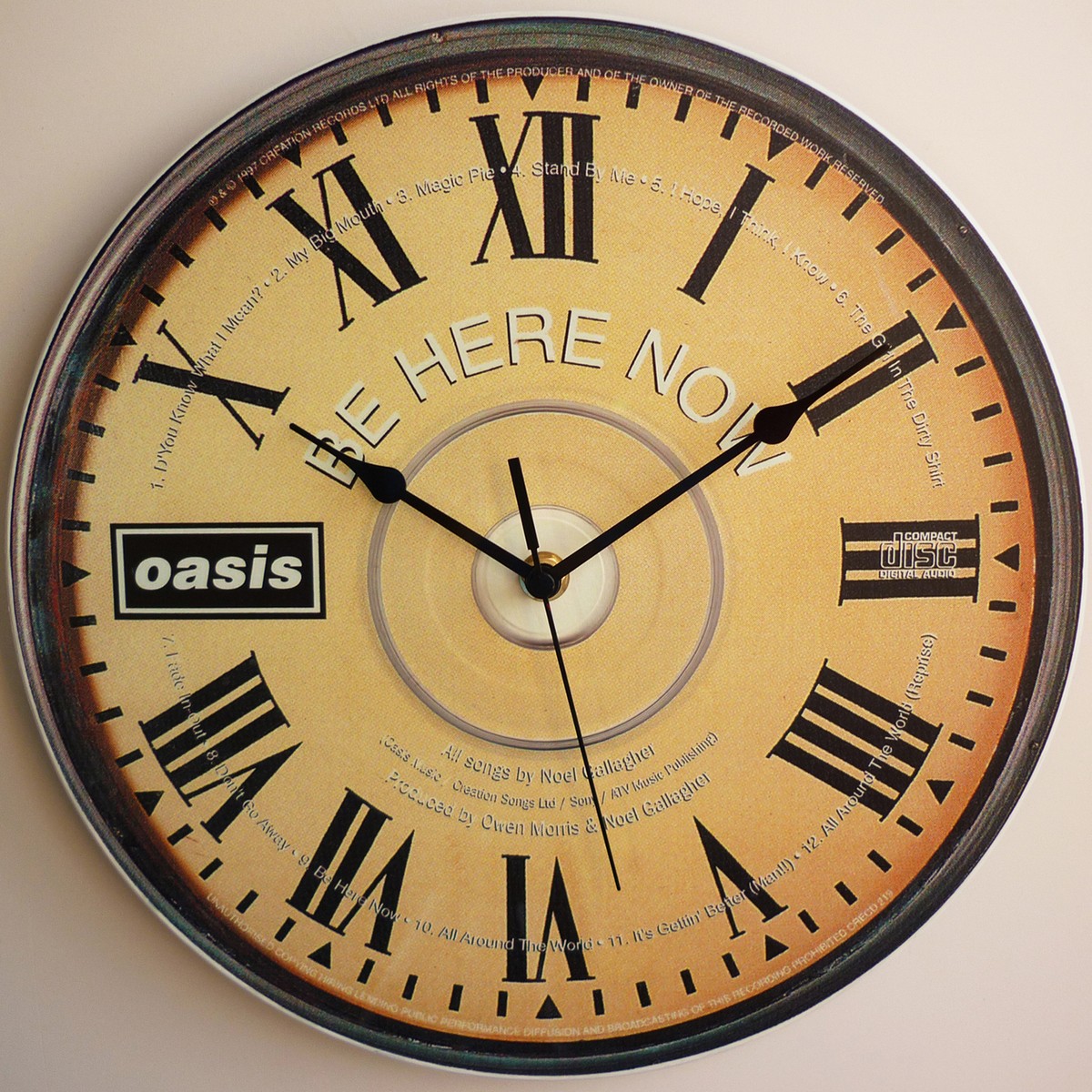 Handmade Oasis - Be Here Now CD Art 12