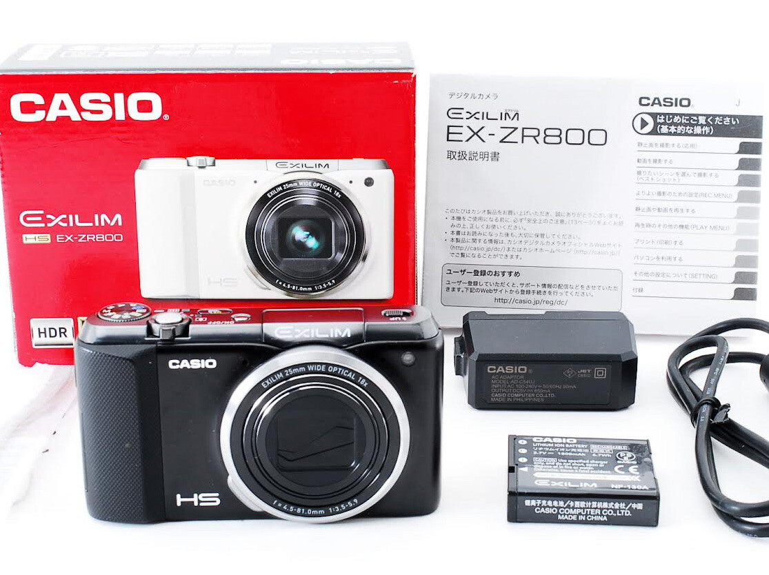 Casio EXILIM ZR800 digital camera W. 18X Zoom Lens | eBay