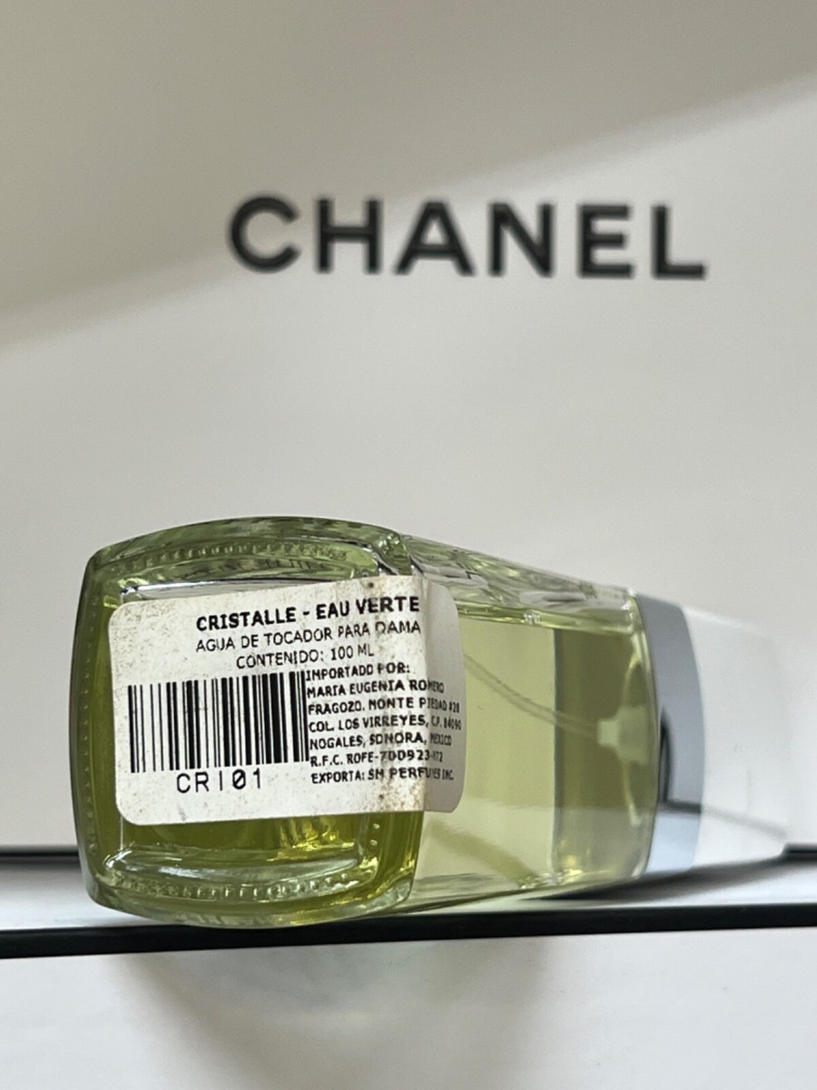 Chanel Cristalle Eau Verte 3.4 oz / 100 ml Eau de Parfum Spray | eBay