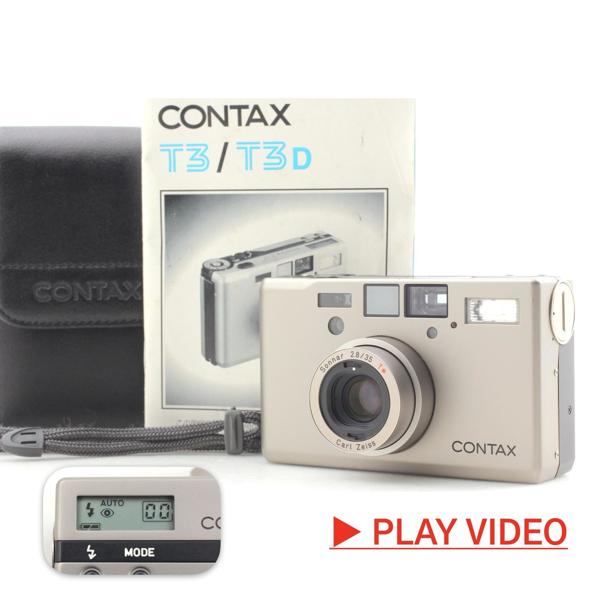 Contax T3 Point & Shoot Camera - Silver for sale online | eBay