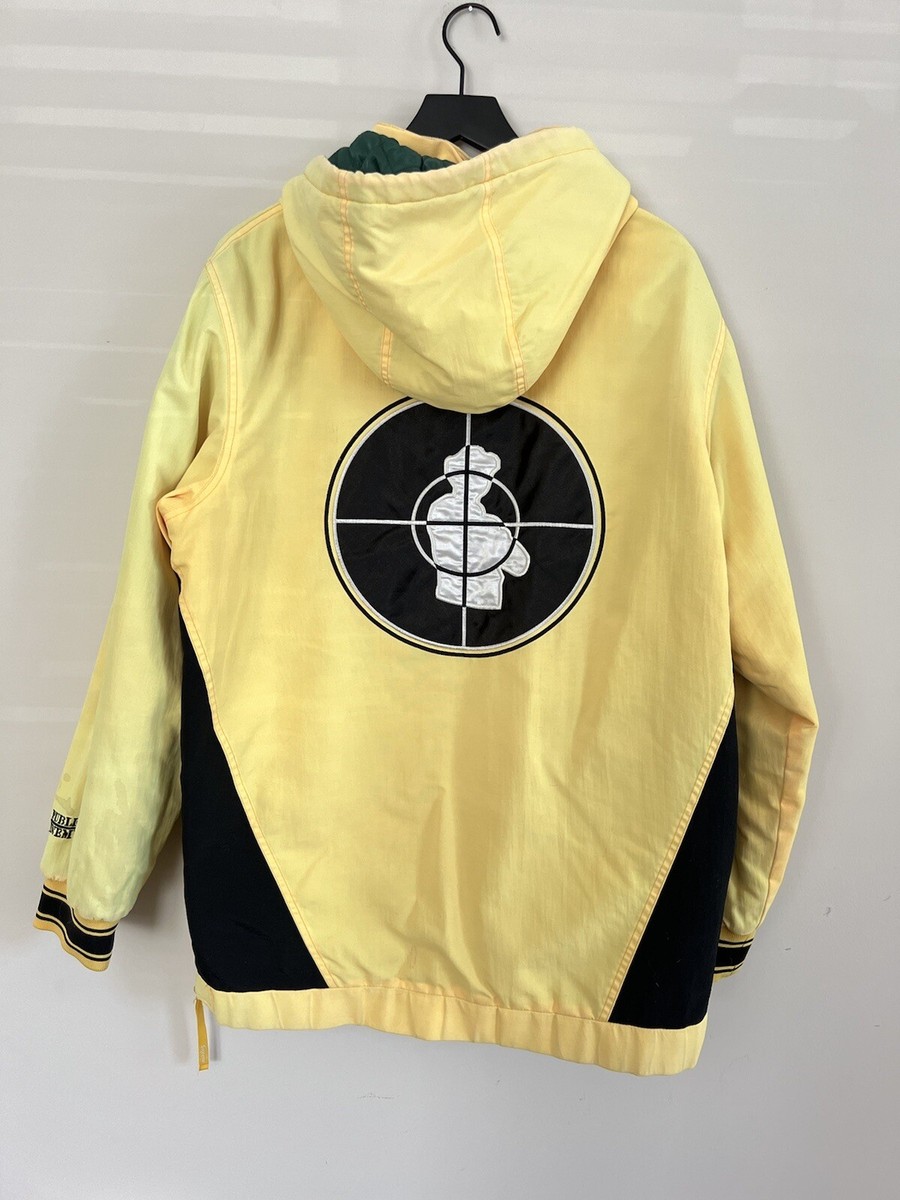 PUBLIC ENEMY SUPREME STARTER JACKET PULLOVER FW2006 YELLOW XL