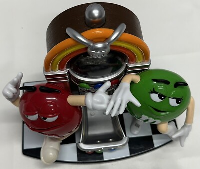Collectible m&m's Characters With Jukebox Candy Dispenser Red And