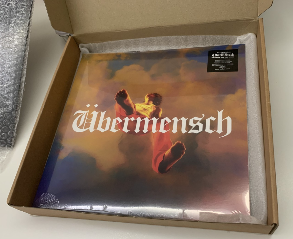 G-DRAGON 3rd Album LP Ubermensch Vinyl (Rainbow Eco Mix Vinyl)_