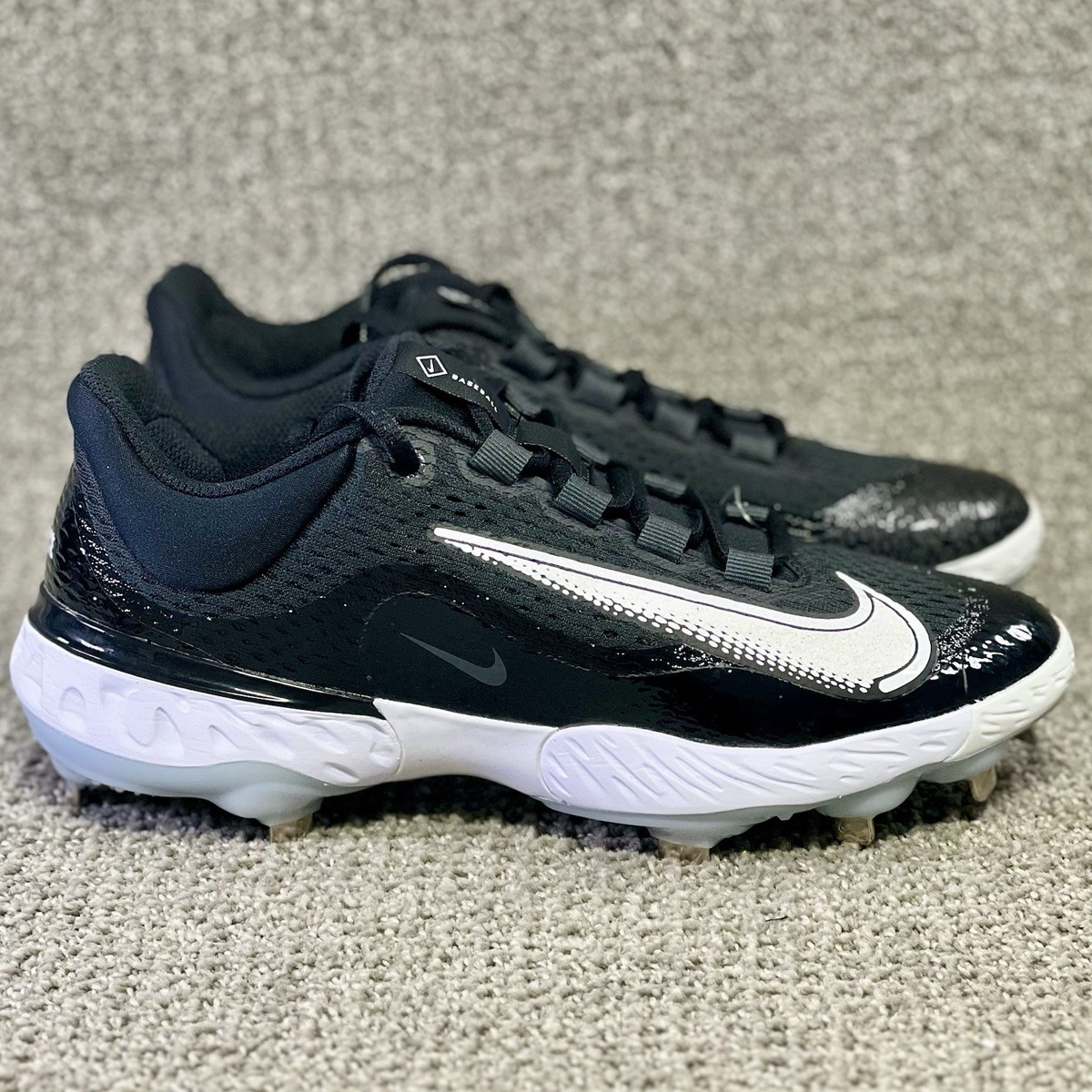 Nike Alpha Huarache Elite 4 Low Metal Baseball Cleats DJ6521-001