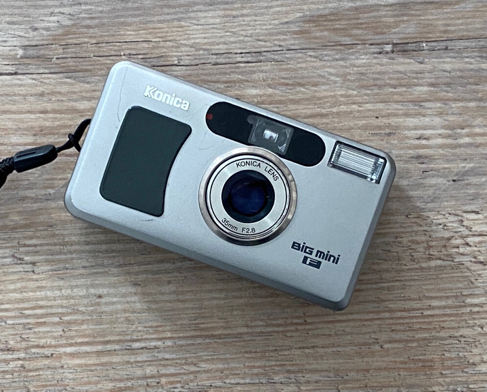 USED] KONICA BIG MINI F (f/2.8) 35mm Point And Shoot Film Camera