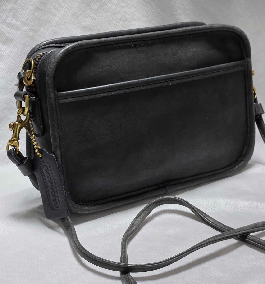 Vintage Coach 9925 Carnival Bag 1994 Black or Darkest Navy