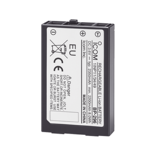 Icom BP-296 Li-ion Battery 2350mAh for Icom M37 | eBay