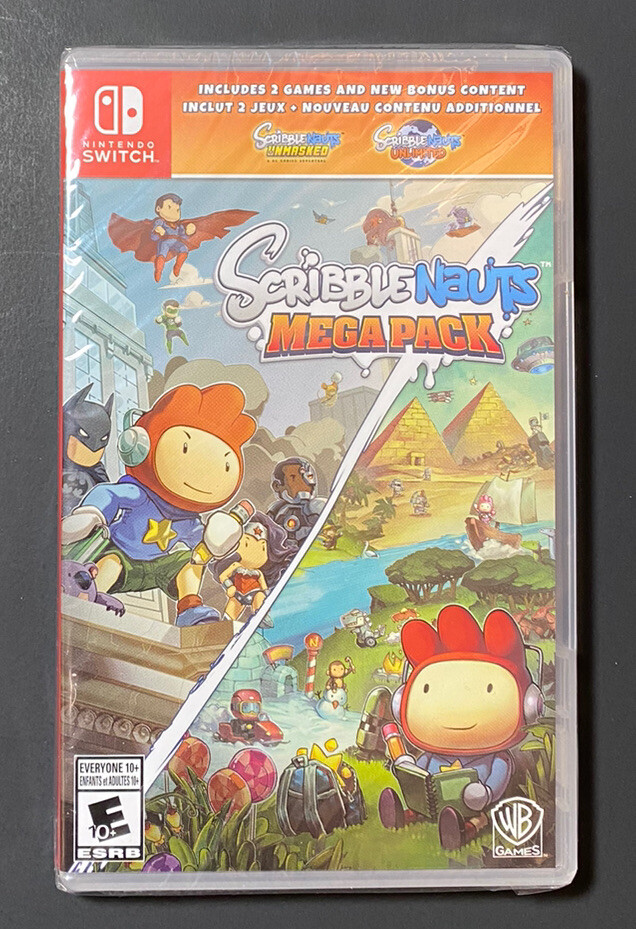 Scribblenauts Mega Pack [ 2 Games in 1 Pack ] (Nintendo Switch