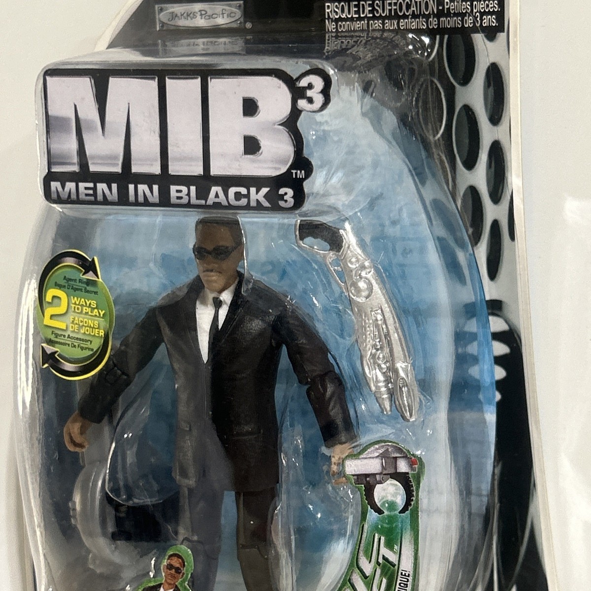 2012 Men in Black 3 Agent J 4 Inch Action Figure Jakks Pacific for