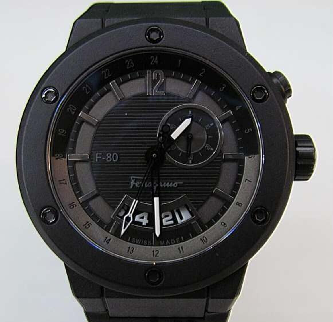 SALVATORE FERRAGAMO F-80 Black Dial Watch from JP | eBay