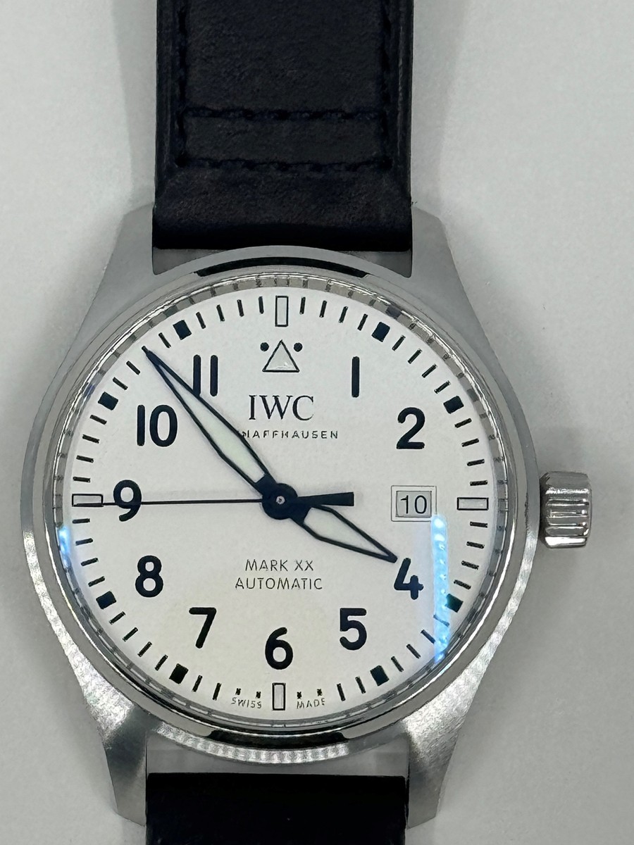 IWC Pilot's Watch Mark Xx White dial 40mm IW328207 | eBay