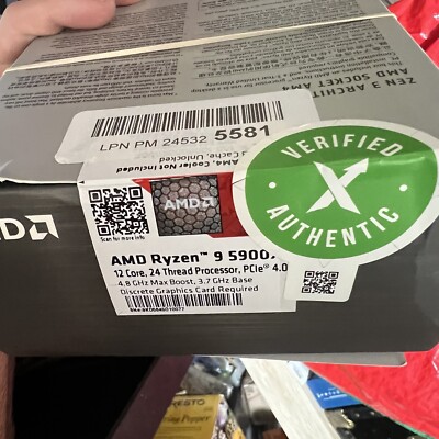 AMD Ryzen 9 5900X Desktop Processor (4.8GHz, 12 Cores, Socket AM4