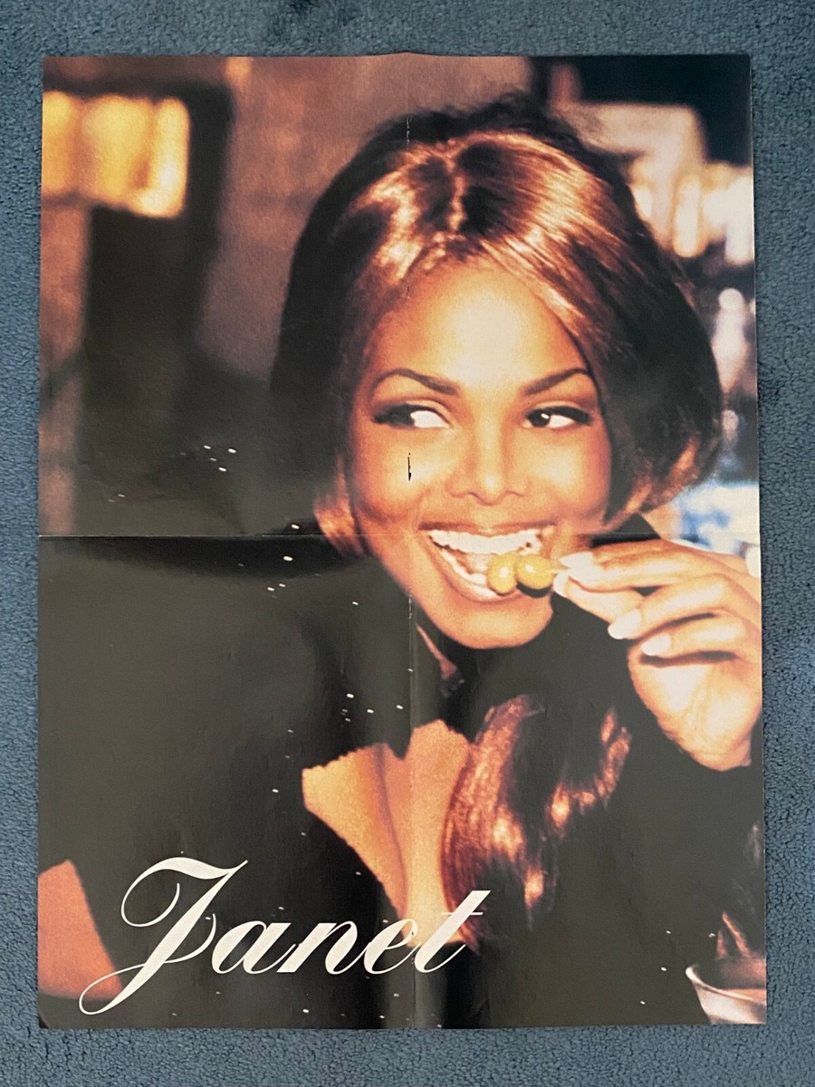 Vintage Janet Jackson Magazine Poster 1990s plus R. Kelly | eBay