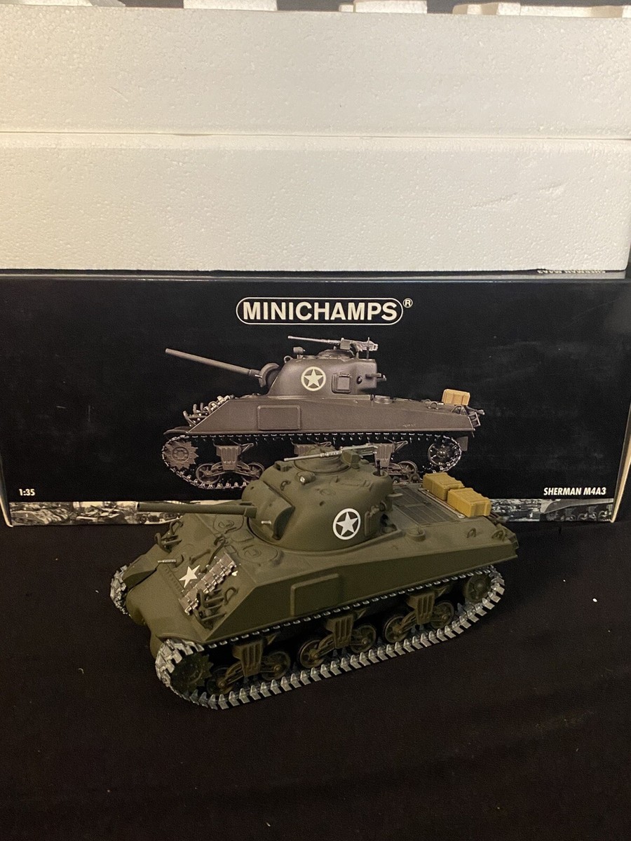 Minichamps 1:35 Sherman M4A3 Model Tank Scale WWII | eBay