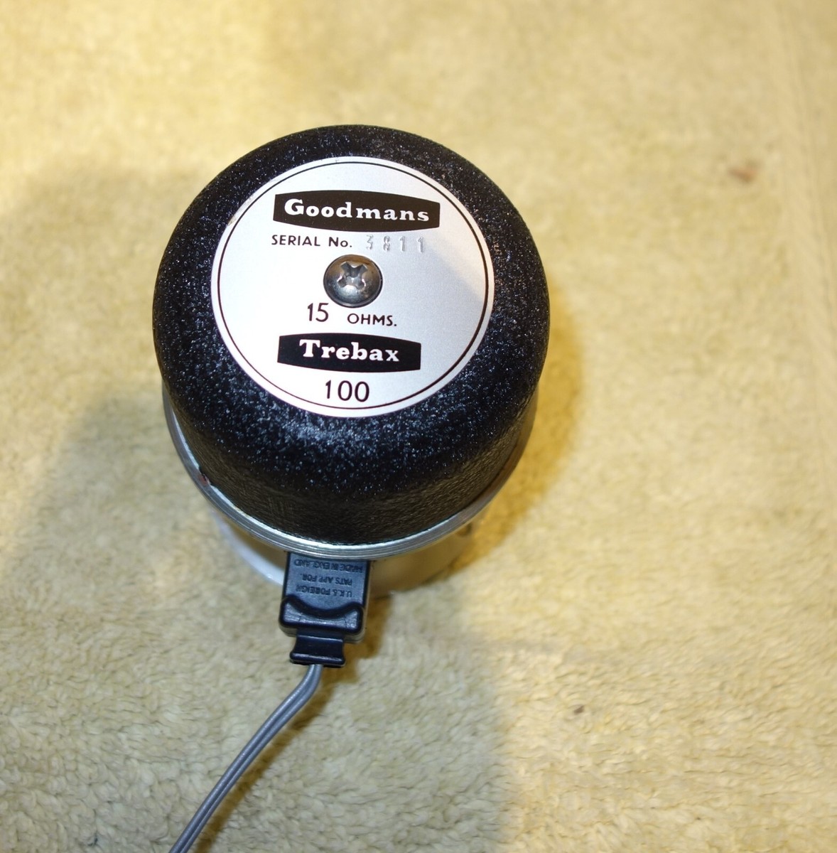 60's Goodmans Trebax 100 ヴィンテージツィーター 【公式通販】