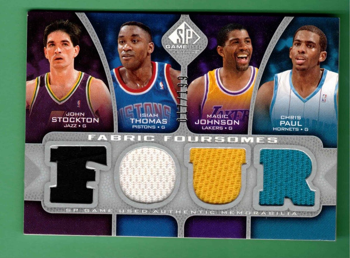 NBA JERSEY CARD CHRIS PAUL MAGIC JOHNSON