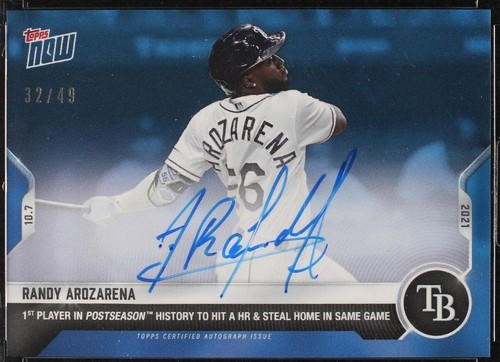 Randy Arozarena - 2025 MLB Topps NOW- Card 54 - PR: 502 | eBay