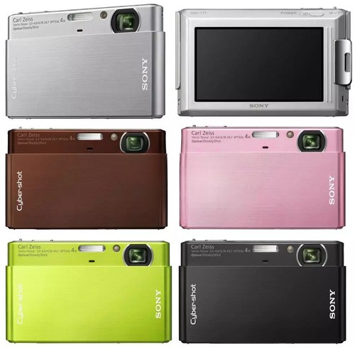 Sony Cybershot DSC-T77 10.1MP Digital Camera 4x Optical Zoom - 100