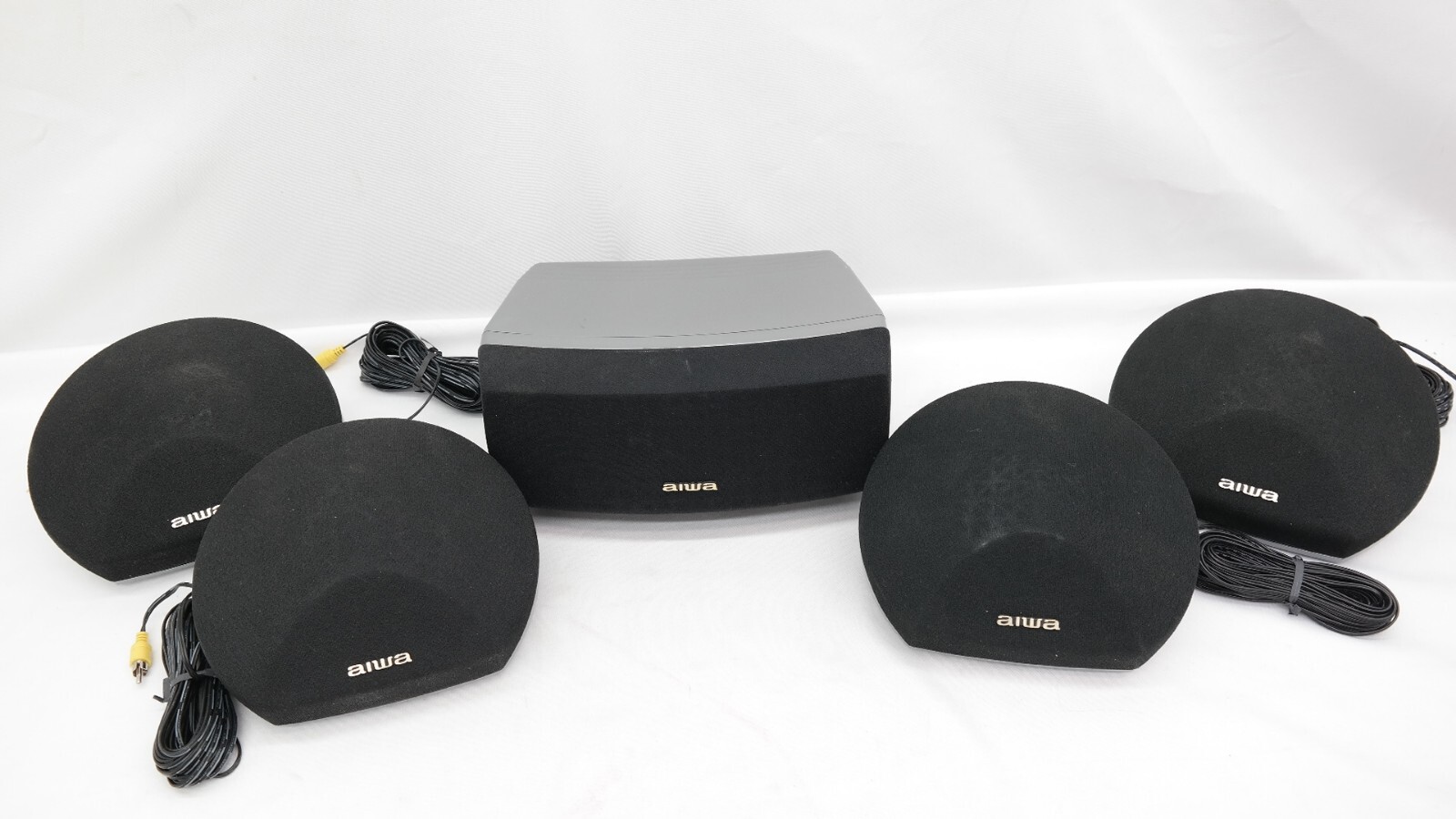 Aiwa SX-C605 Center & (4) SX-R275 Surround Sound Speaker Set T5 | eBay
