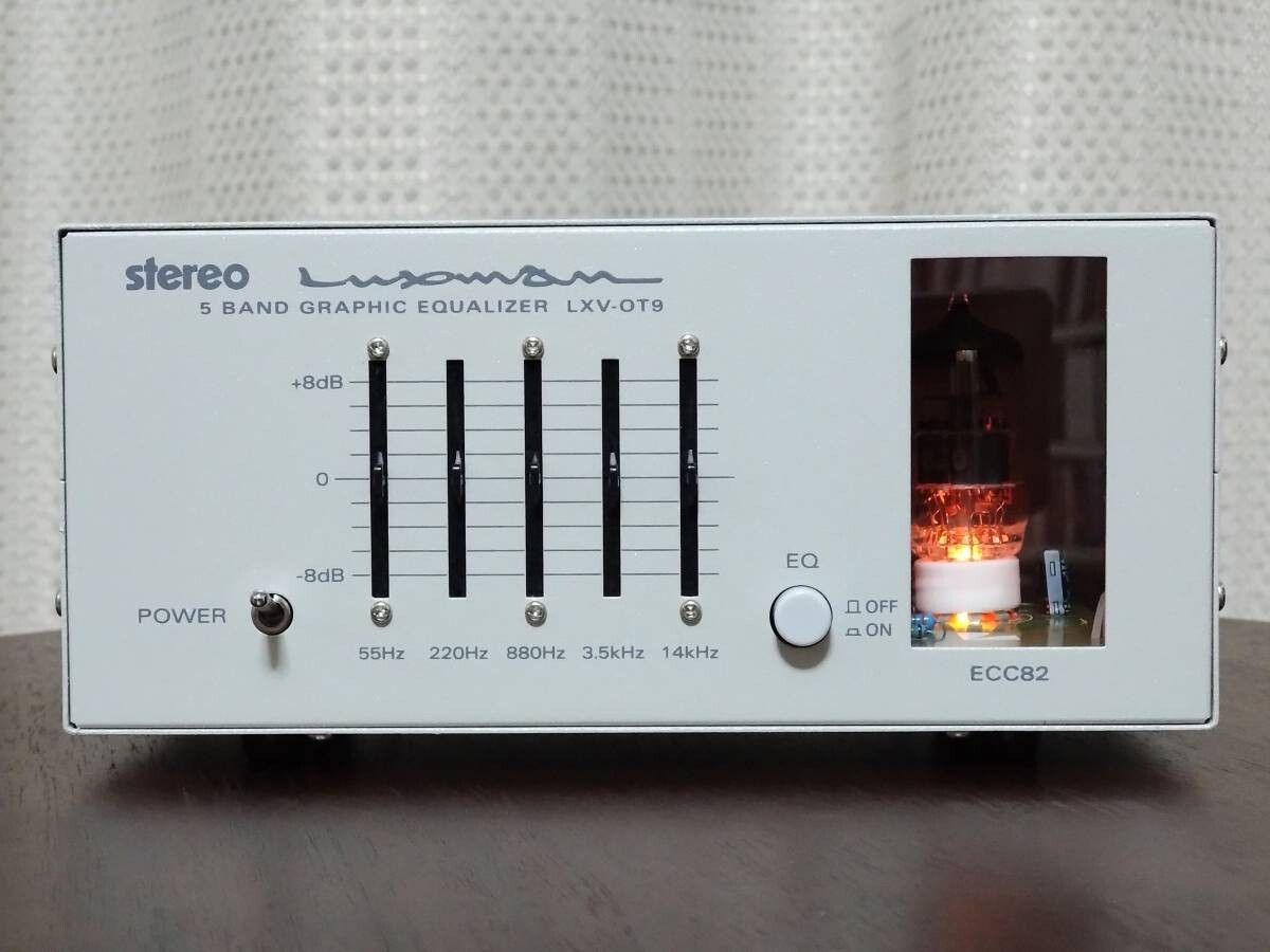 LUXMAN LXV-OT9 Tube Graphic Equalizer 5 bands Confirmed Operation