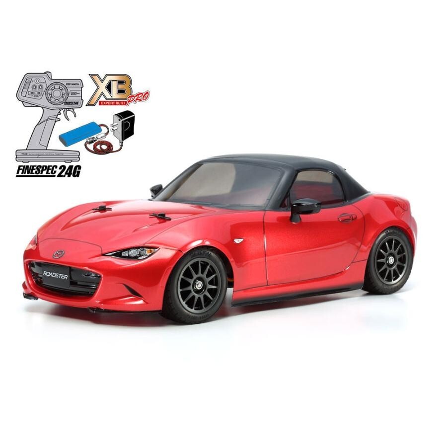 Tamiya 1/10 Electric RC Complete Set XB Mazda Roadster (M-05