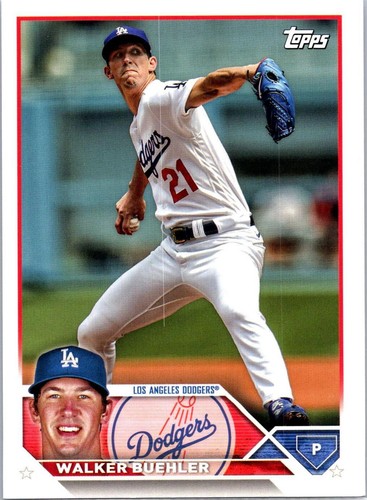 2020 Topps Gold Label Class 3 Blue Walker Buehler 33/50 Los