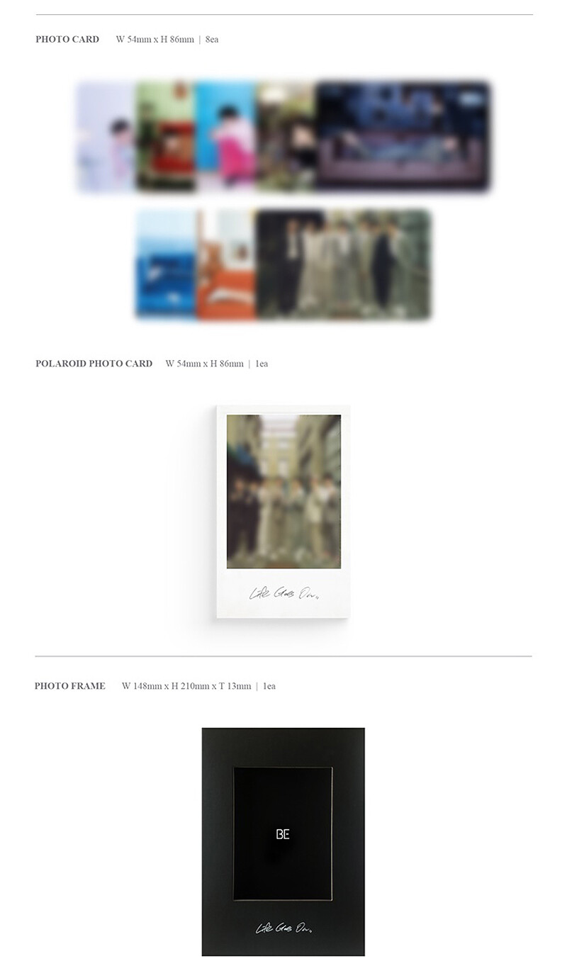 BTS [BE] Deluxe Edition Album CD+POSTER+2 Book+L.Poster+16 Photo