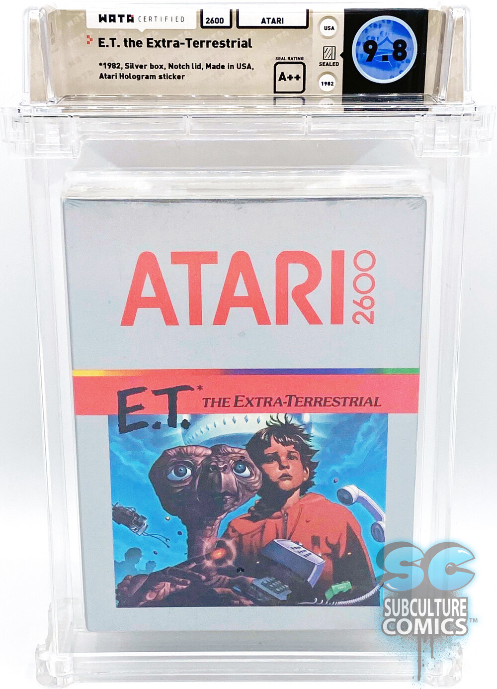 ATARI 2600 - E.T. THE EXTRA-TERRESTRIAL - FACTORY SEALED - WATA