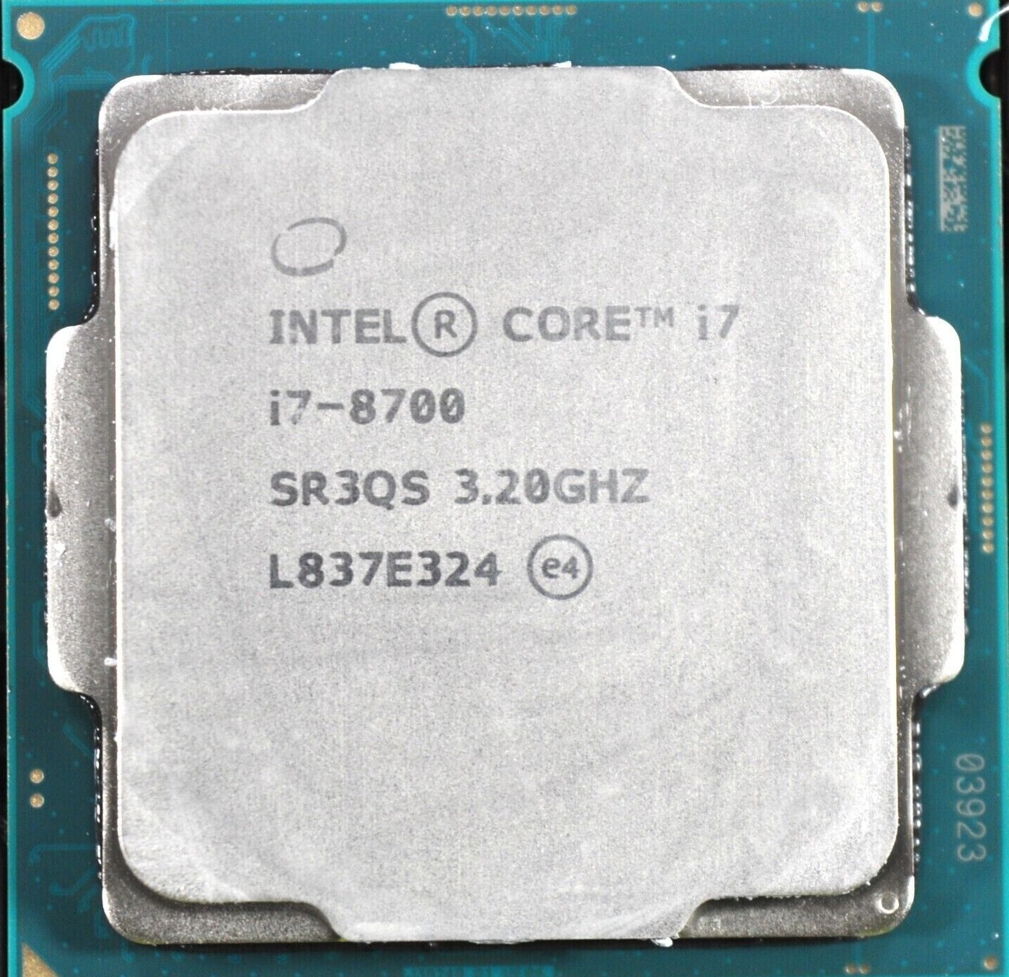 Intel Core i7-8700 8th Gen 3.2 GHz 12MB cache CPU Processor TESTED