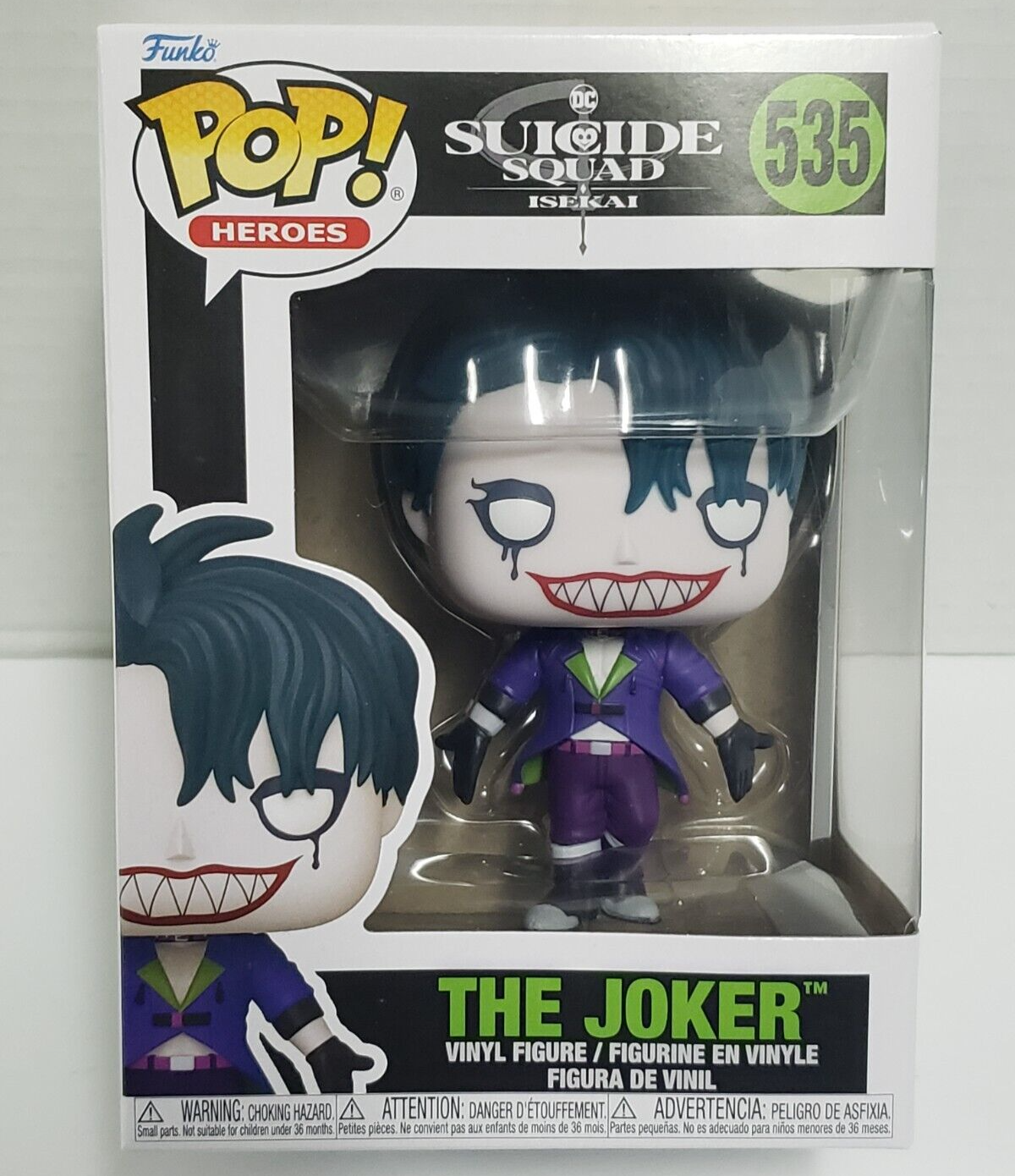 THE JOKER - Suicide Squad Isekai Funko POP! Heroes #535 Figure NEW