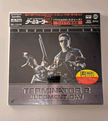 Laserdisc Terminator 2 Judgement Day. Japan Squeeze LD THX Dolby