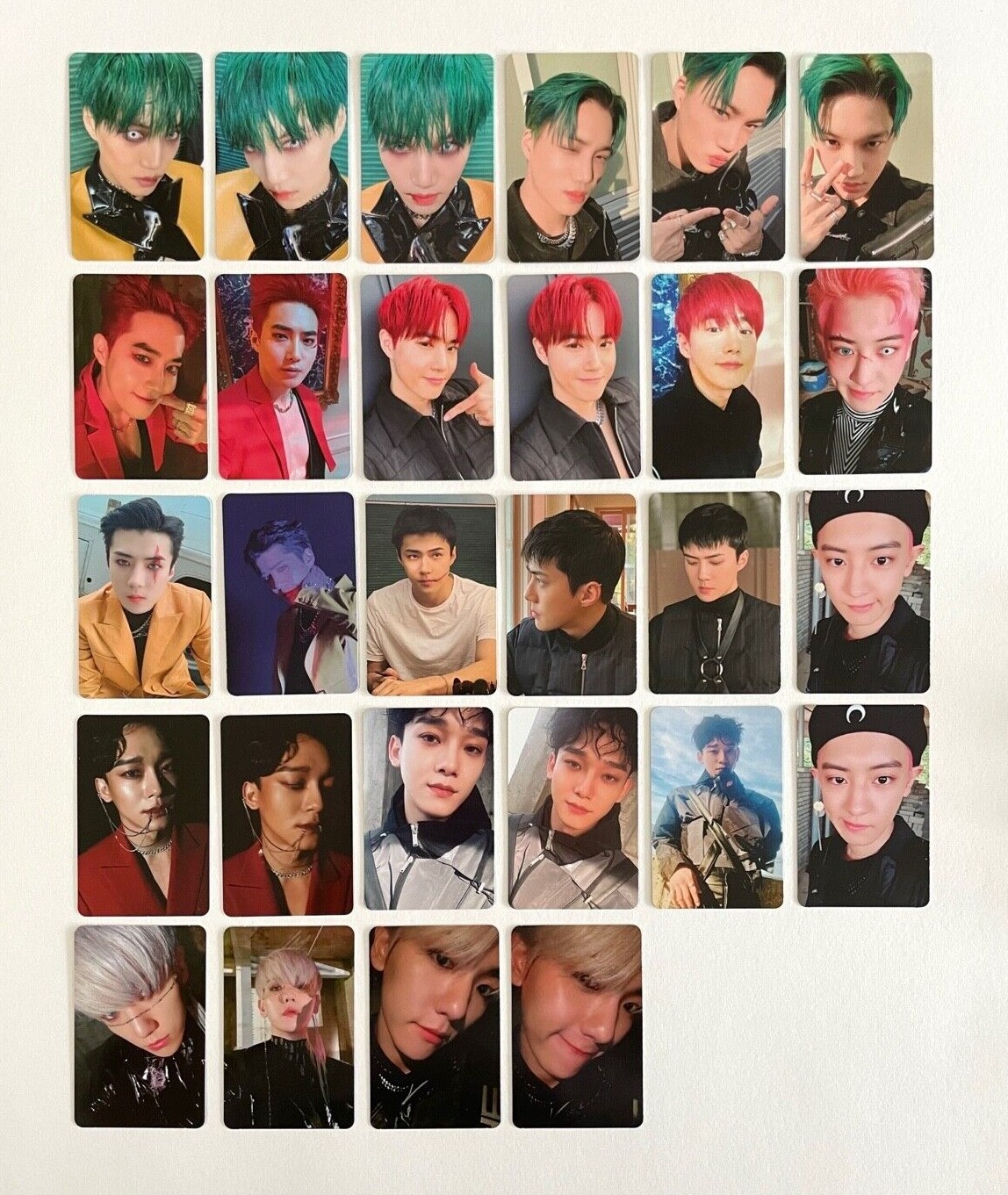 EXO 6th Album OBSESSION Official Photocard K-Pop Baekhyun Chanyeol
