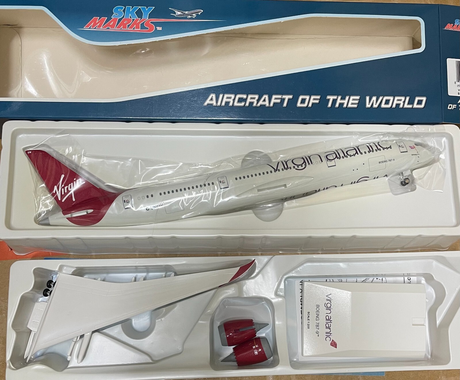1/200 DARON SKYMARKS Boeing 787-9 Virgin Atlantic | eBay