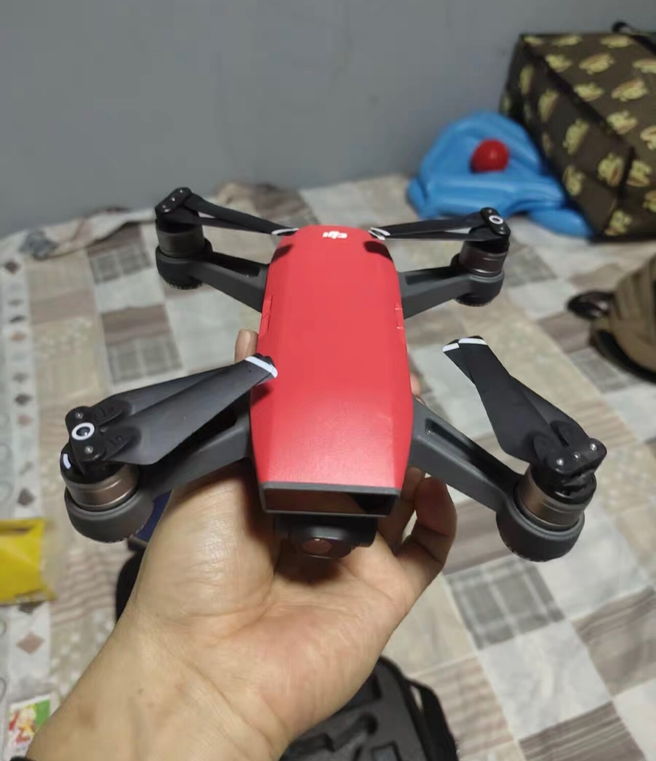 DJI Spark Camera Drone Red Drone Only With Propeller (Preowned) | eBay